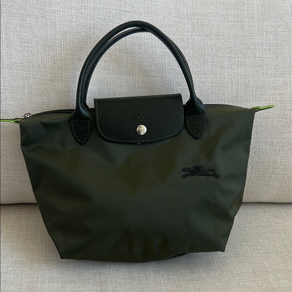 Longchamp Women's Le Pliage Original Fabric Tote Bag - olive